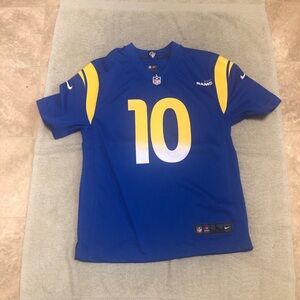 NFL Rams Blue Jersey with Yellow Logo